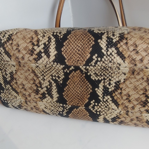 Coach Madison python Print carry all - Picture 4 of 8
